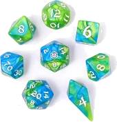 RPG Dice Set Verdent Stream (8)
