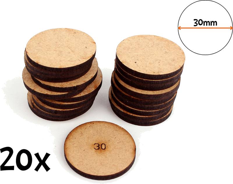 Podstavce kulaté - 30mm Podstavce / Base