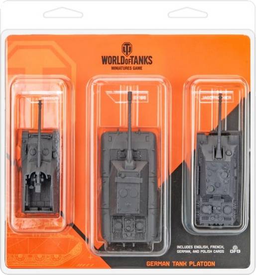 German Tank Platoon - World of Tanks Miniatures Game: Nashorn, E-100, Jagdpanther