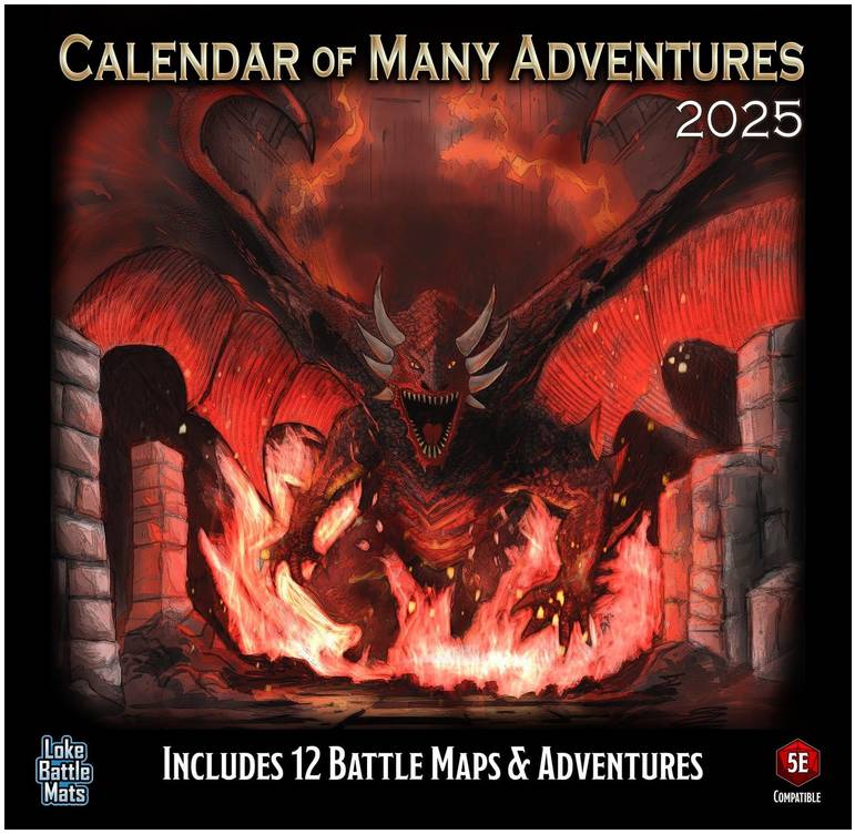 Calendar of Many Adventures 2025