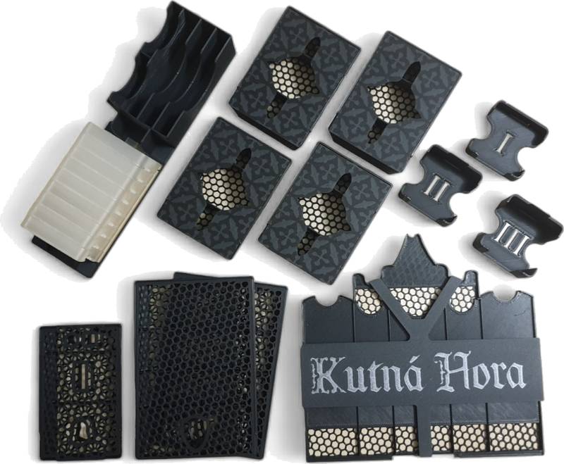 Kutná Hora: Město stříbra - insert pro hru Barva: Černo-stříbrná + transparentní