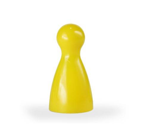 2cm Halmička dřevěná - žlutá - 3050