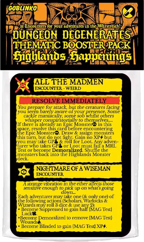 Dungeon Degenerates: Highlands Happenings - EN