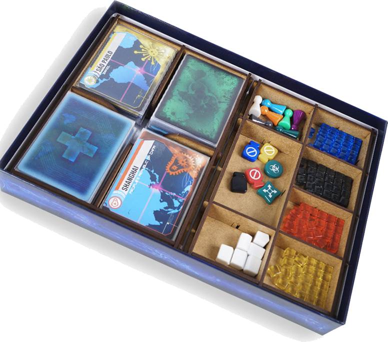 Dřevěný pořadač pro Pandemic