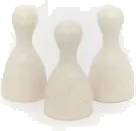 Hrací figurka malá - bílá