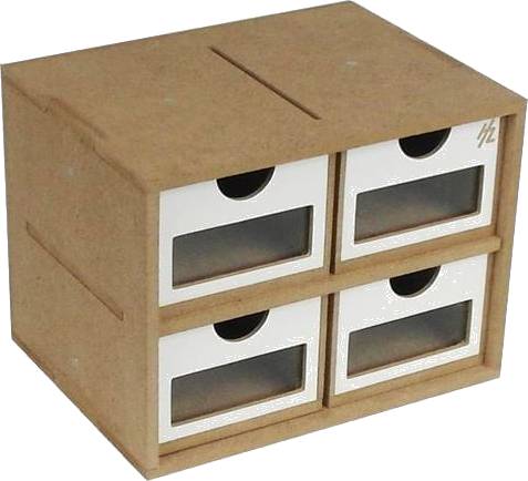 Stojan a modul na barvy (4 zásuvky)