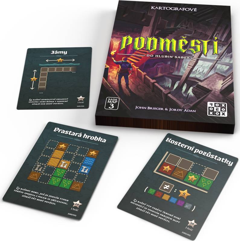 Kartografové: Sada map 3 - Podměstí: Do hlubin Sabeku