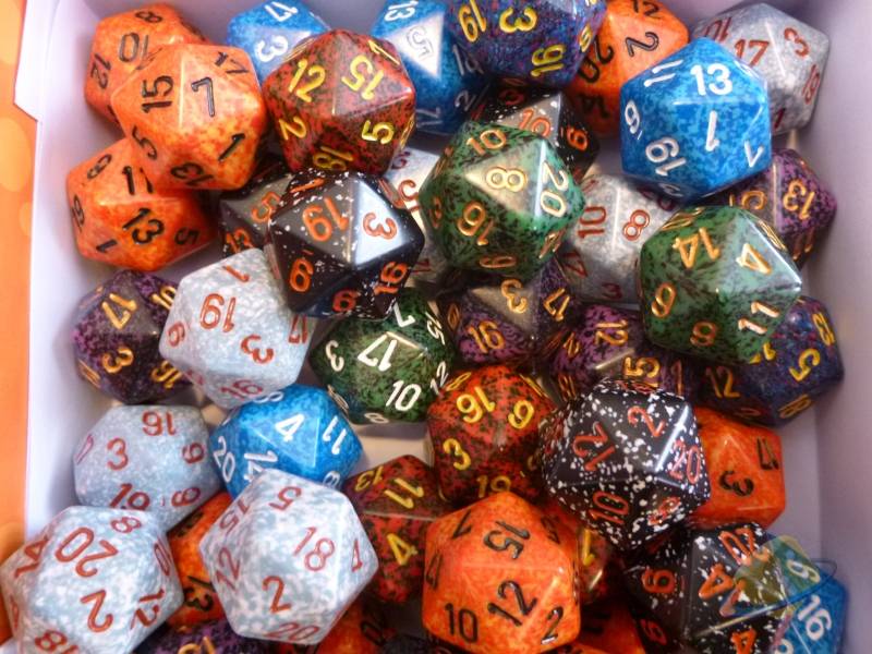 Kostka D20 skvrnitá - 29320