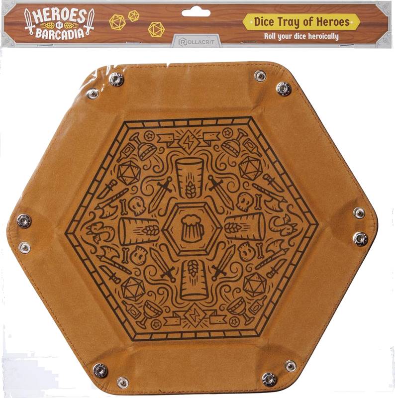 Heroes of Barcadia Dice Tray of Heroes