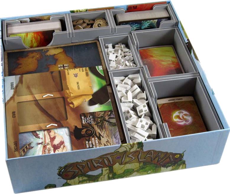 Foamcore pořadač pro Spirit Island