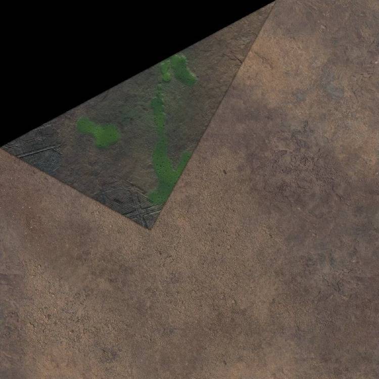 Oboustranná herní podložka 3'x3' (91,5 x 91,5 cm) - různé motivy Varianta: Badlands and Toxic Badlands