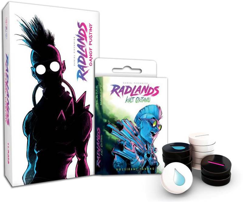 Radlands: Gangy pustiny + Kult oktanu + akrylátové žetony