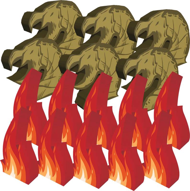 Firesiege: Meeple upgrade Ballad of Fire