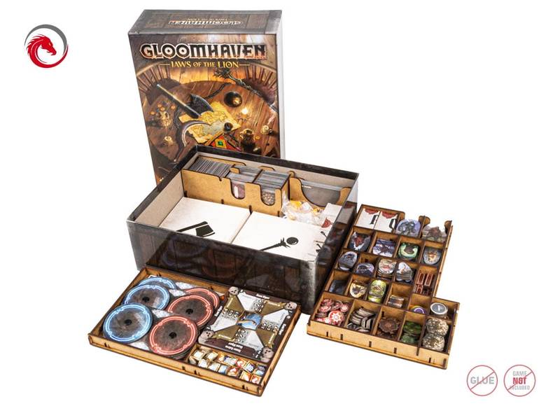 Gloomhaven: Lví chřtán - Insert (21952) NENÍ HRA! Insert: Gloomhaven: Jaws of the Lion