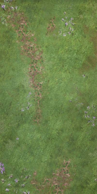 Herní podložka 6'x3' (183 x 91,5 cm) - různé motivy Barva: Highlands in War (+brašna zdarma)