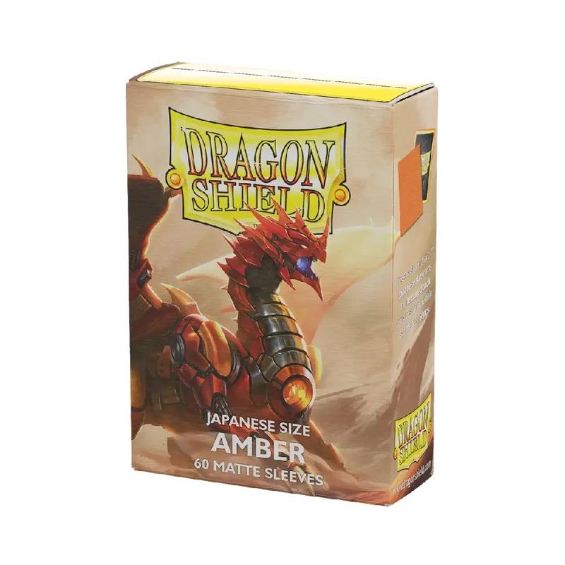 60 malých obalů Dragon Shield - matné Amber