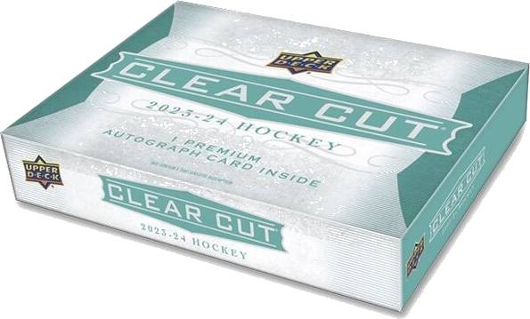 Hokejové karty 2023-24 Upper Deck Clear Cut Hockey Hobby Box