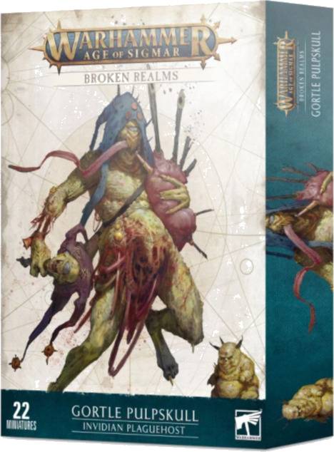 Games-Workshop W-AOS: Broken Realms - Gortle Pulpskull, Invidian Plaguehost (22 figurek)