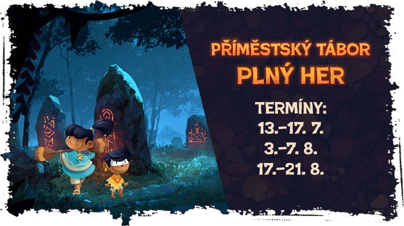 Letní příměstský tábor plný her Varianta: 3.–7. 8.