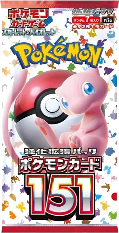 Pokémon Scarlet & Violet TCG: 151 - Booster Pack (Japonský)