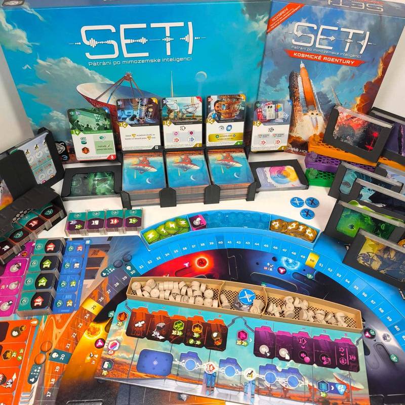 SETI: Pátrání po mimozemské inteligenci + rozšíření Varianta: SETI + Kosmické agentury NENÍ HRA! - Insert: SETI: Pátrání po mimozemské inteligenci