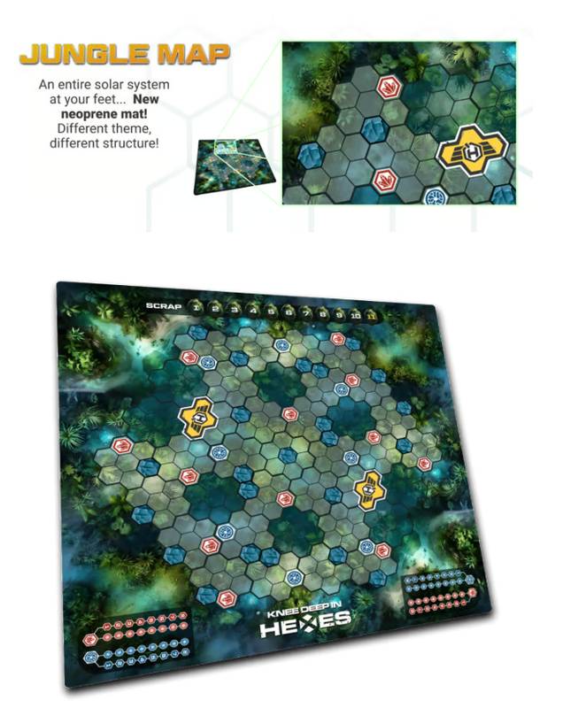 Knee Deep in Hexes: Jungle playmat