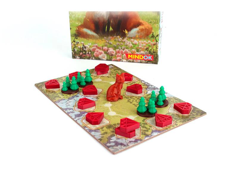 Liška podšitá Duet - 3D žetony The Fox in the Forest Duet - 3D žetony