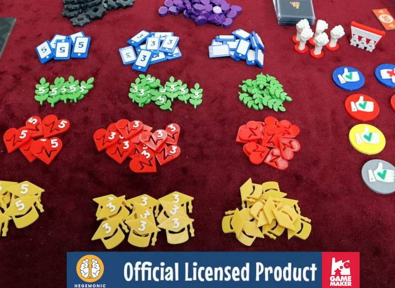 Custom 3D žetony Hegemony - Hegemonie