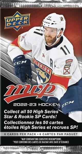 Hokejové karty Upper Deck - 22-23 MVP Retail Balíček