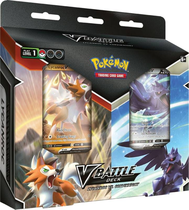 Pokémon tcg: v battle deck lycanroc vs. corviknight