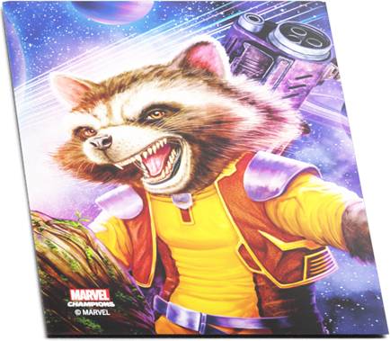 Marvel Champions Fine Art Sleeves (50+1 Sleeves) - Guardians of the Galaxy - Obaly na Karty Barva: Rocket Raccoon