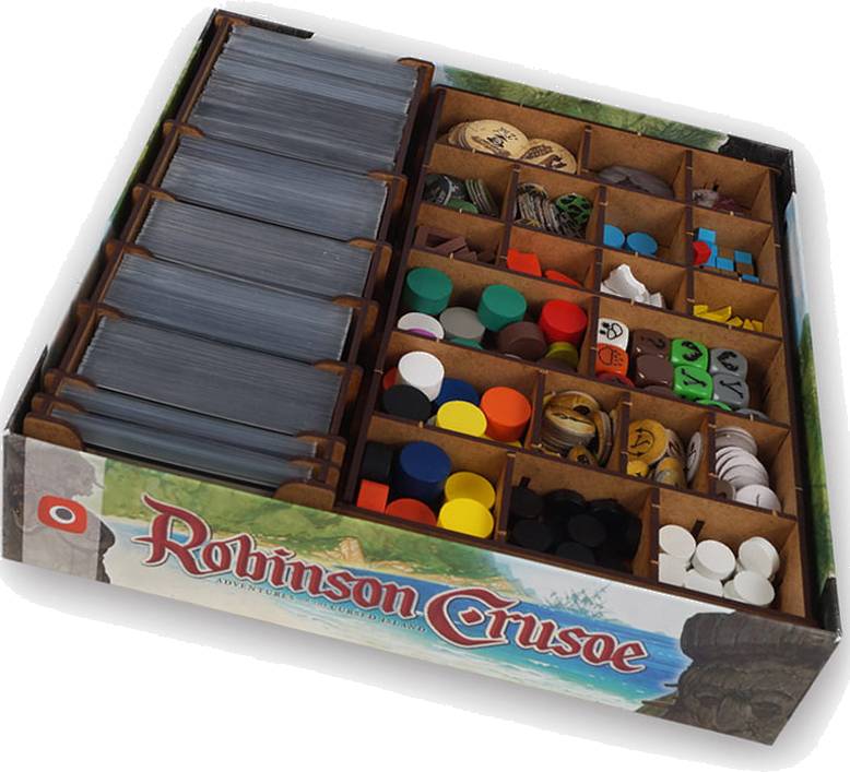 Dřevěný pořadač pro Robinson Crusoe 2.ed