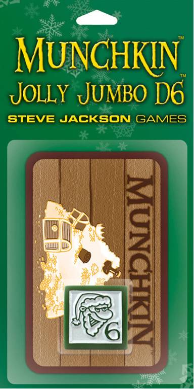 Munchkin Jolly Jumbo d6 kostka - Zelená