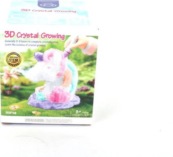 Rostoucí krystaly 3D jednorožci