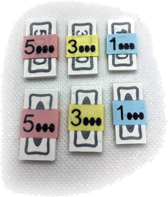 Na prodej - 3D žetony