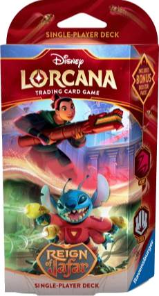 Disney Lorcana TCG: Reign of Jafar - Starter Deck - Ruby & Steel