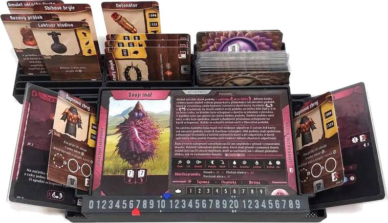 Custom 3D doplněk Frosthaven – Player board