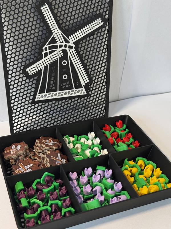 Údolí tulipánů - 3D tulipány