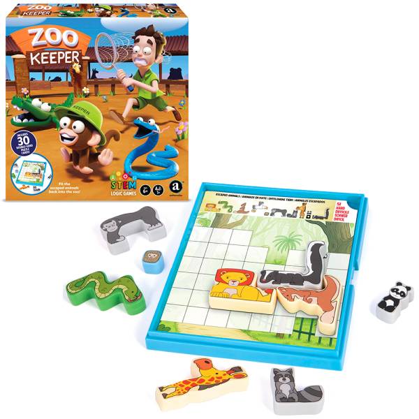 STEM logická hra - Správce zoologické zahrady