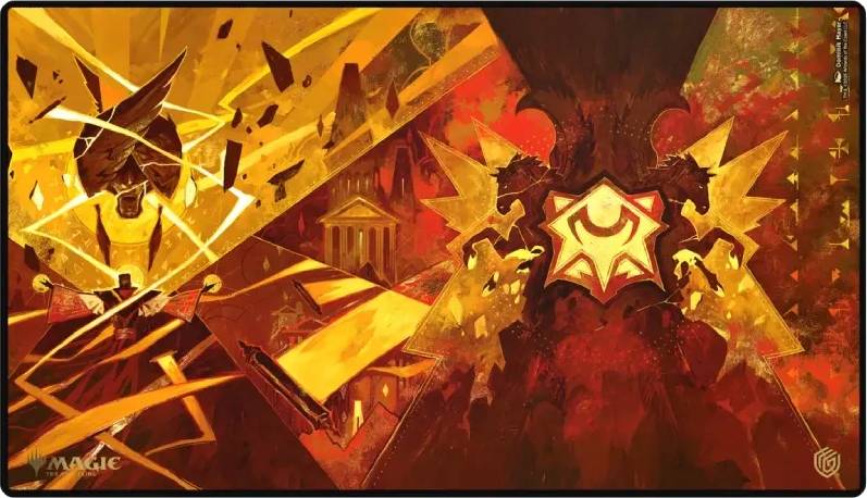 Ultimate Guard Secrets of Strixhaven "Lorehold" playmat