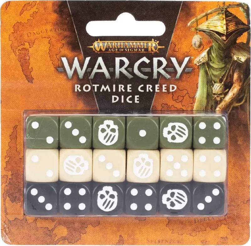 Warhammer Warcry - Kostky: Rotmire Creed
