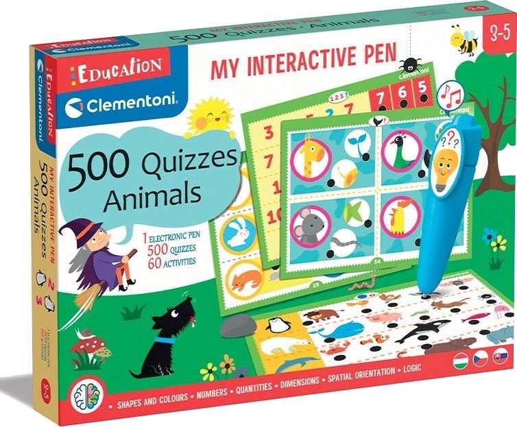 Zvířata Interaktivní pero 500 kvízů