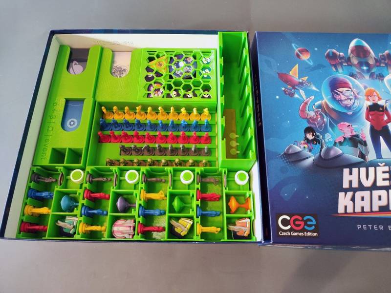 Hvězdní kapitáni - Insert (černý, 0019) NENÍ HRA! Insert: Starship Captains