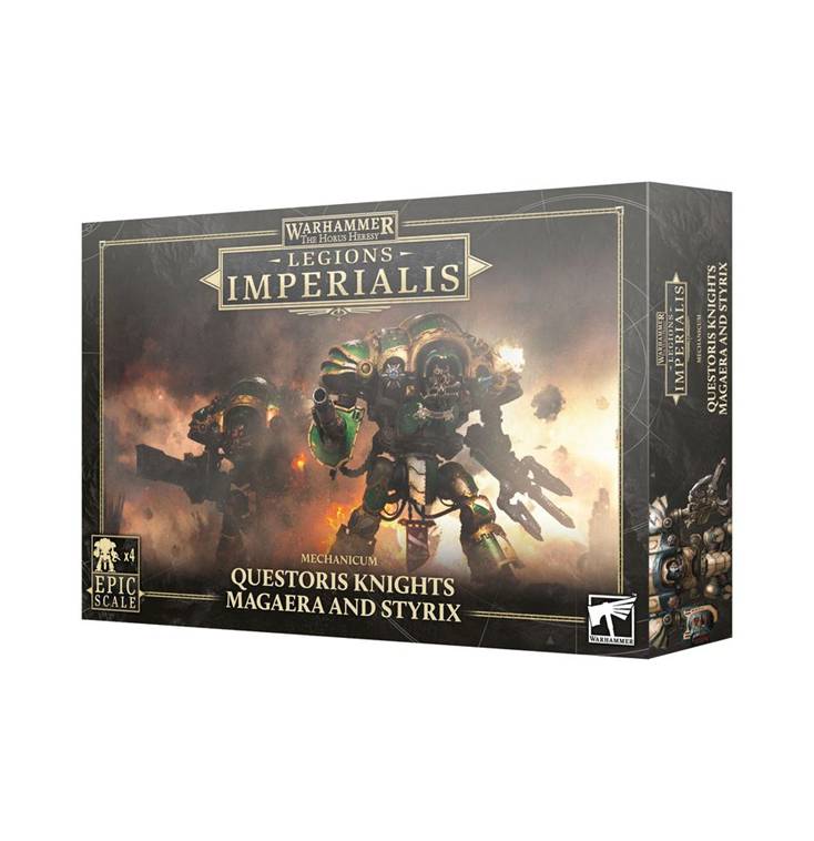 Warhammer The Horus Heresy - Legions Imperialis: Questoris Knights Magaera and Styrix - Epic Scale
