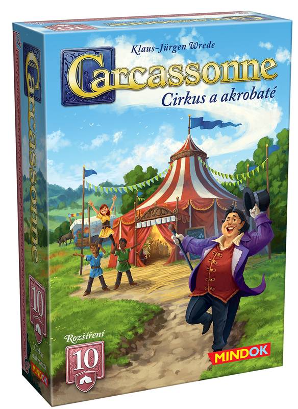 Carcassonne: Rozšíření 10 - Cirkus a akrobaté 2025