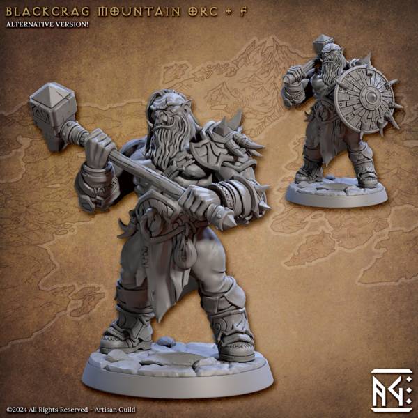 Orc - Blackrog Mountain Orc F Blackrog Orc