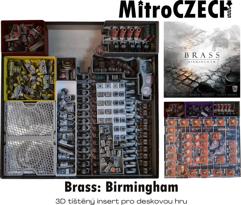 Brass: Birmingham - custom insert pro hru Barva: Barevná