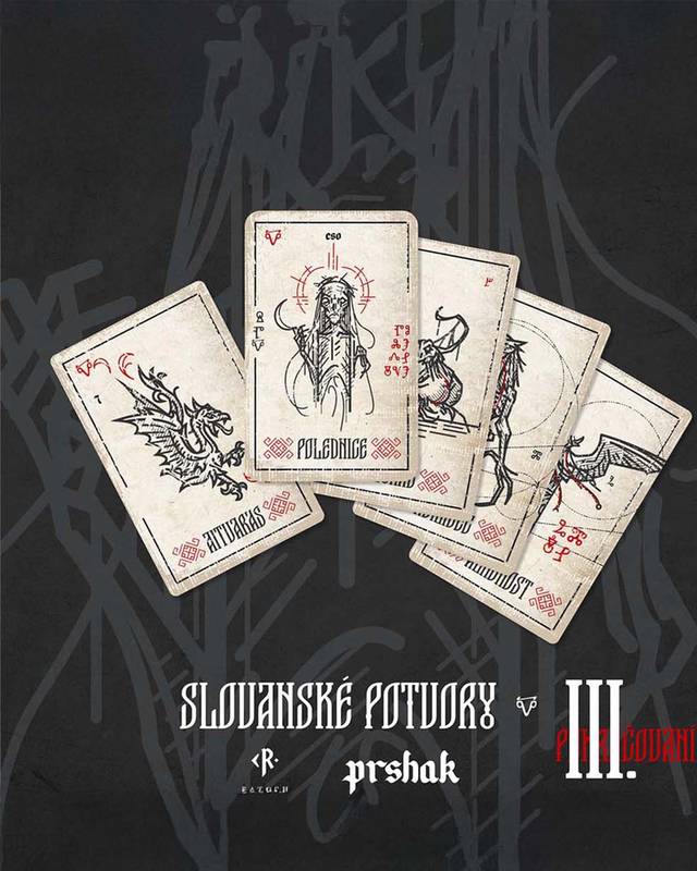 Slovanské potvory 3 - karty, rozšíření pro Prshak