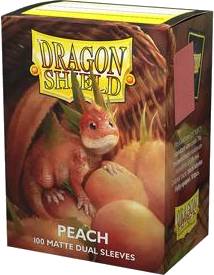 Dragon Shield 100ks - Matte Dual Peach