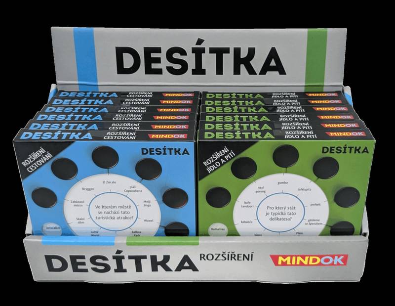Desítka: rozšíření MIX (display 2 x 6 ks) - Jídlo a pití, cestování